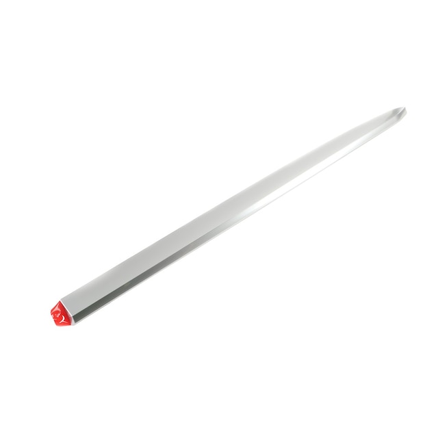 GM Genuine Parts Silver Rear Passenger Side Door Molding