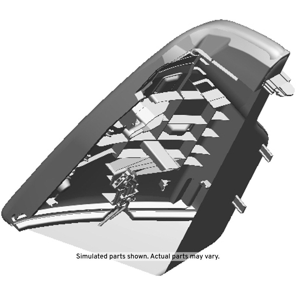 GM Genuine Parts Sedona Sauvage Rear Driver Side Seat Back Bolster
