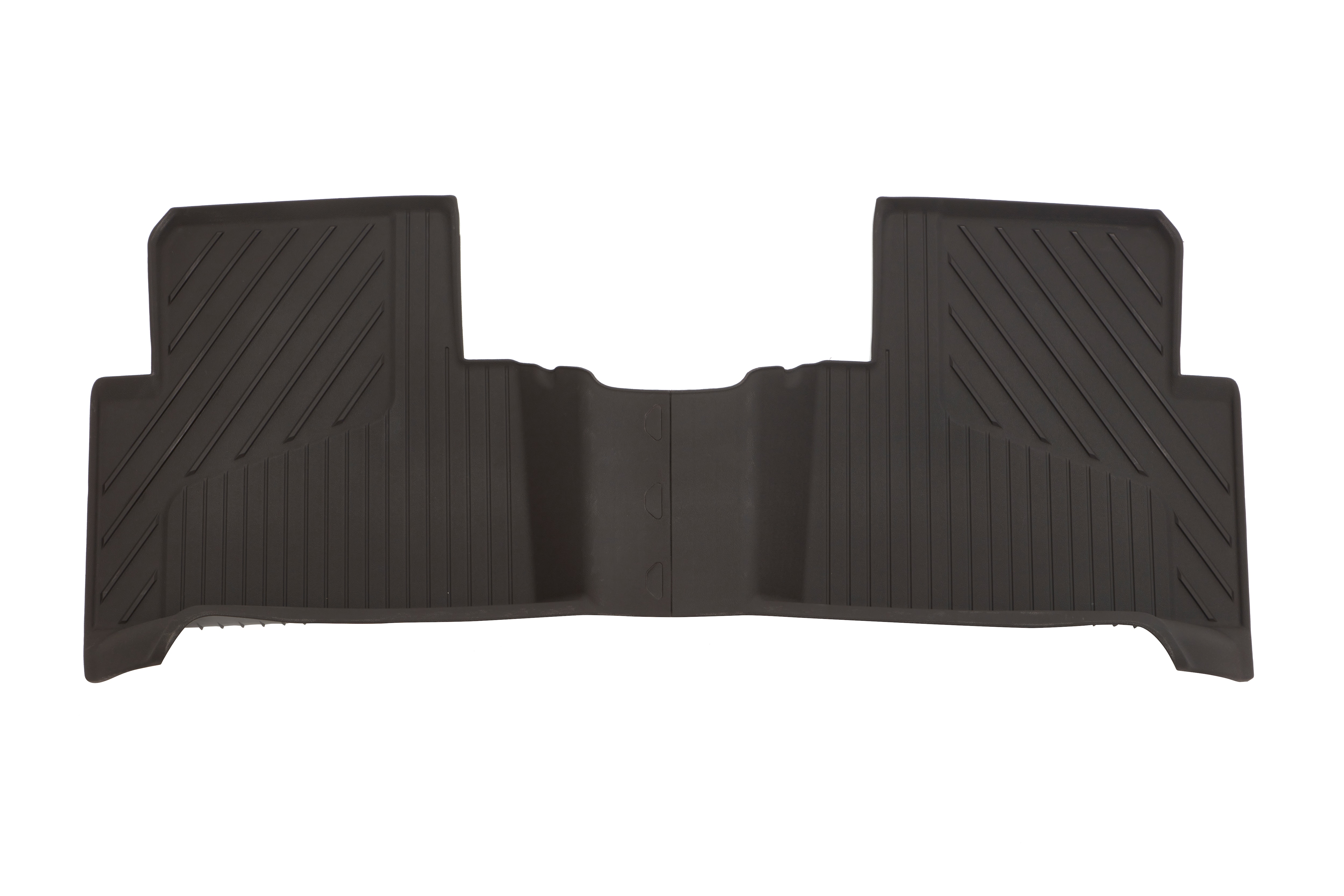 Crew Cab Second-Row Interlocking Premium All-Weather Floor Liners in Cocoa