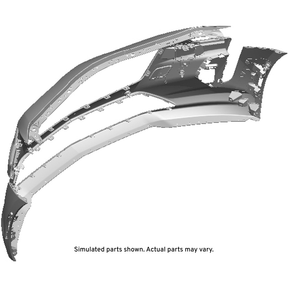 GM Genuine Parts Primed Front Bumper Upper Fascia