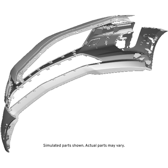 GM Genuine Parts Primed Front Bumper Upper Fascia