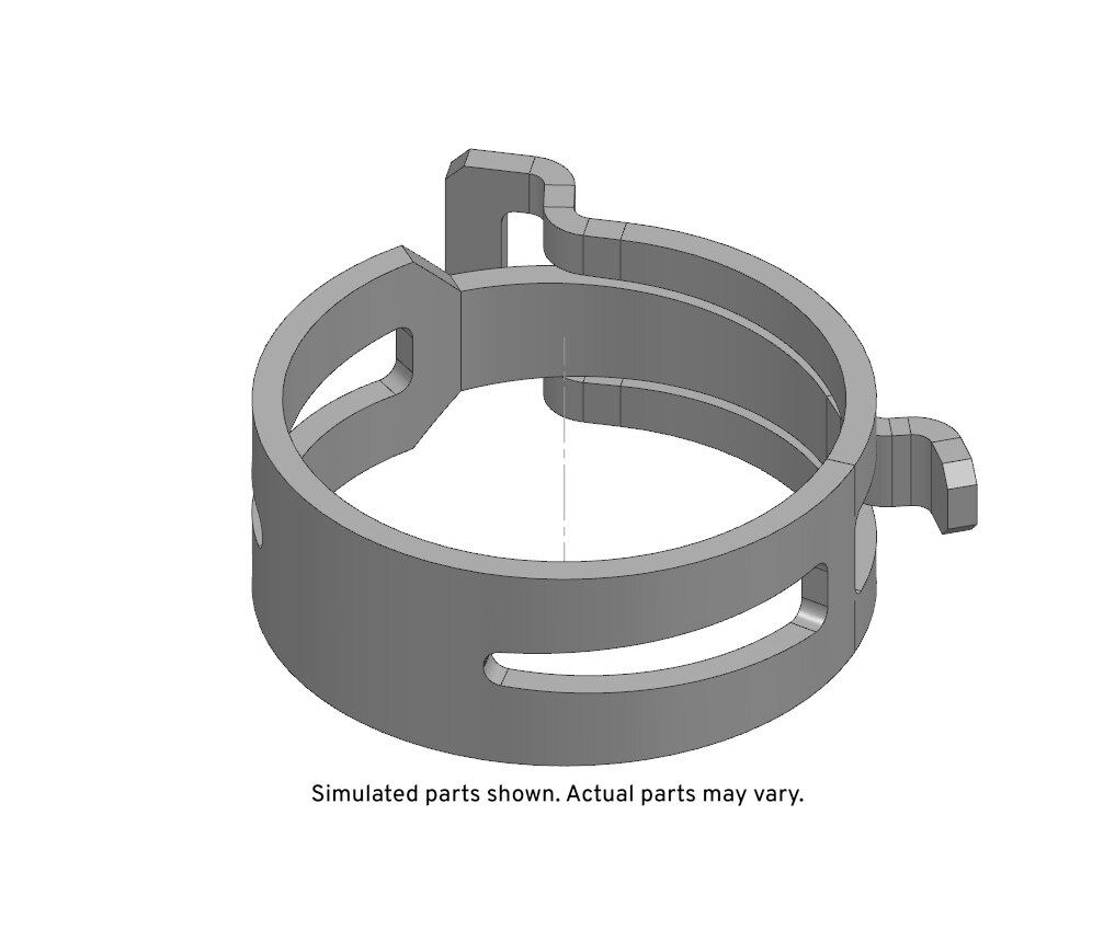 GM Genuine Parts Emission Reduction Fluid Tank Filler Hose Clamp