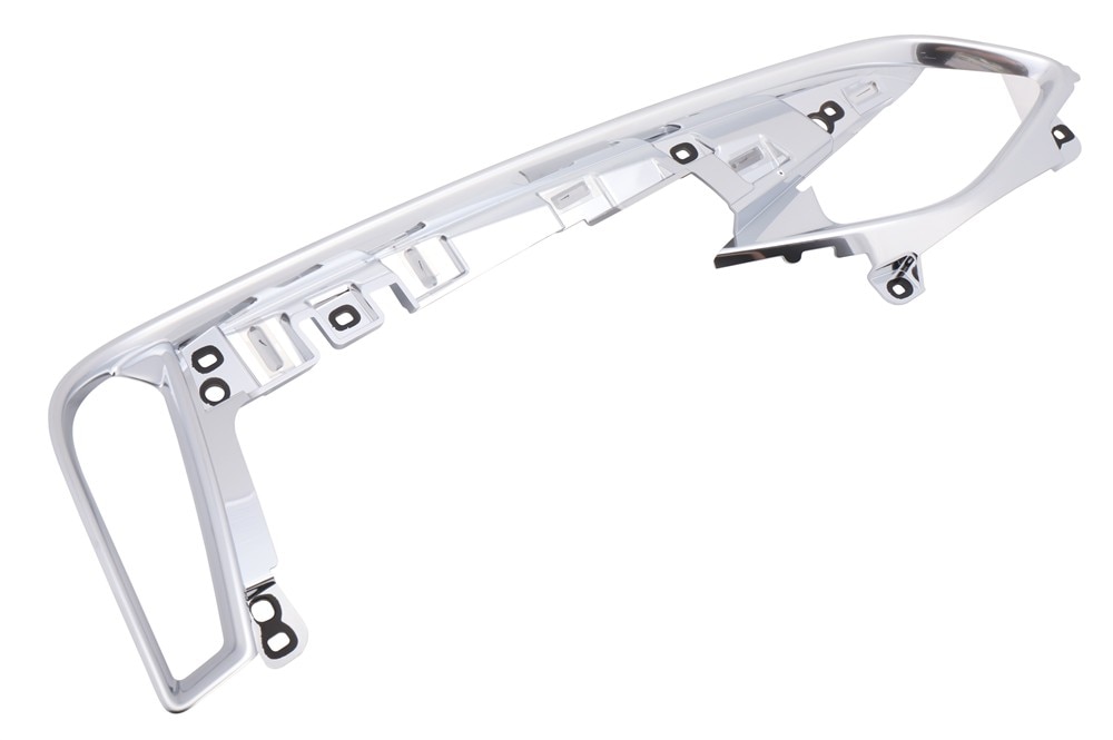 GM Genuine Parts Galvano Silver Passenger Side Instrument Panel Trim Plate Applique