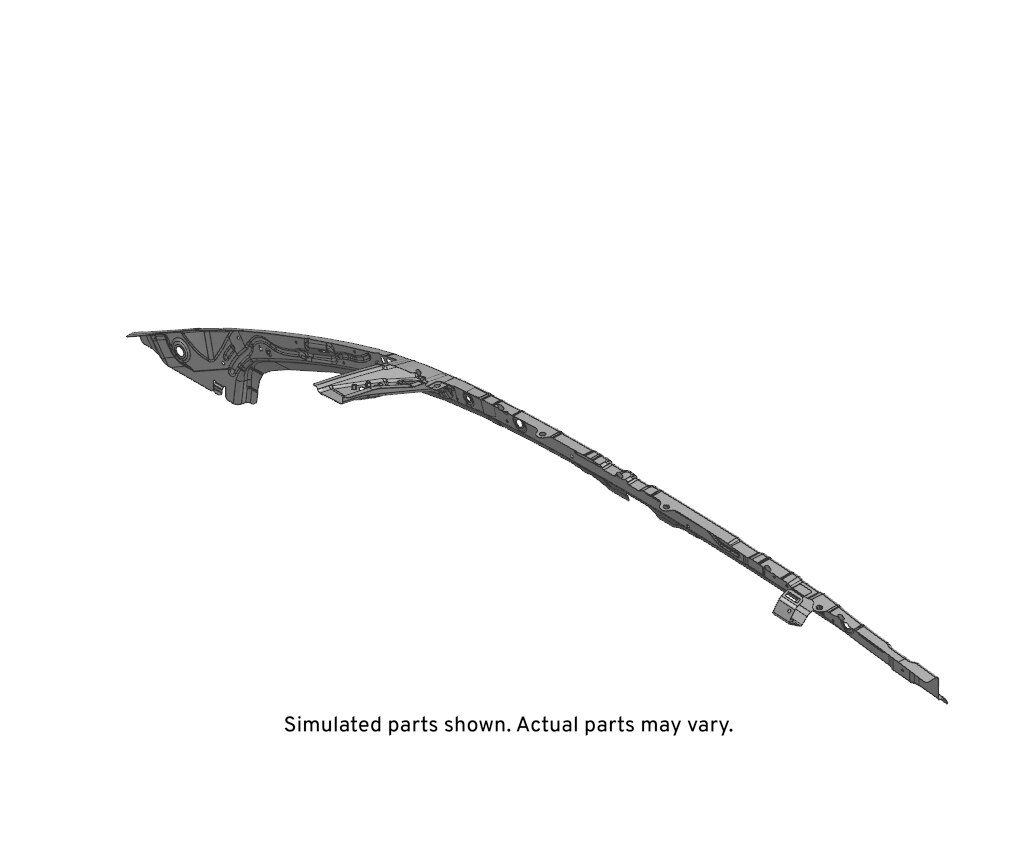 GM Genuine Parts Passenger Side Roof Inner Side Rail