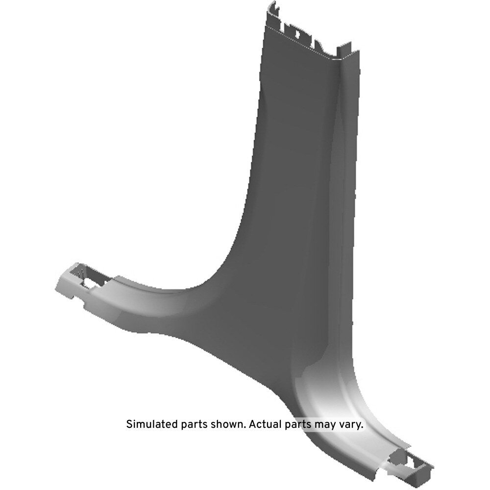 GM Genuine Parts Titanium Passenger Side Center Pillar Lower Trim Panel