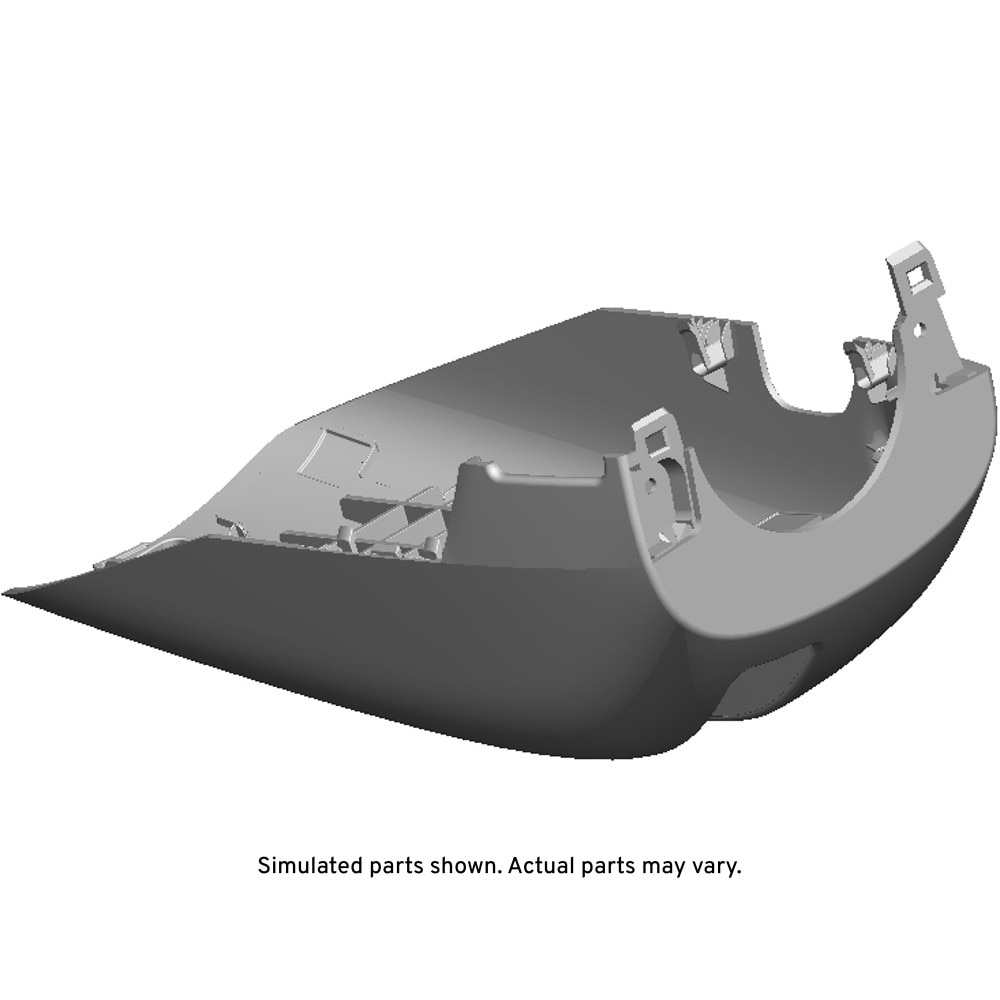 GM Genuine Parts Black Instrument Panel Steering Column Lower Trim Cover