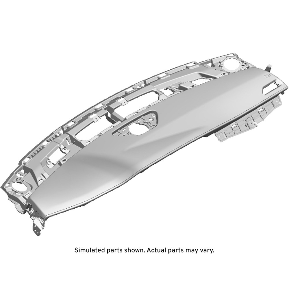GM Genuine Parts Black Instrument Panel Upper Trim Panel