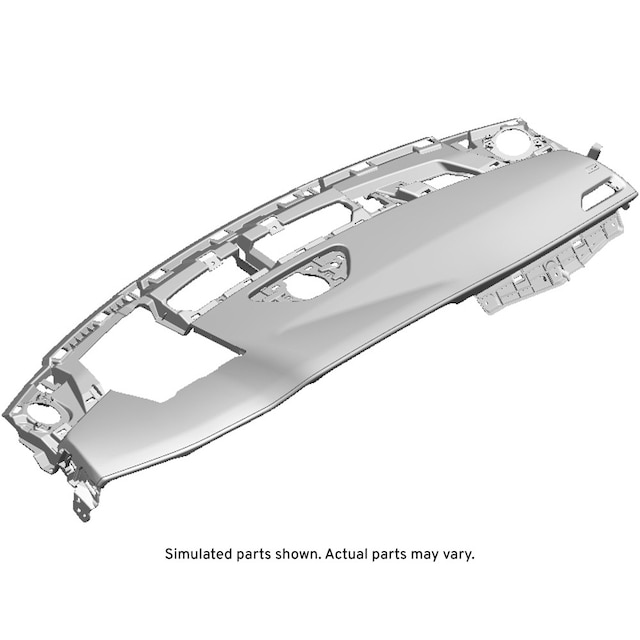 GM Genuine Parts Black Instrument Panel Upper Trim Panel