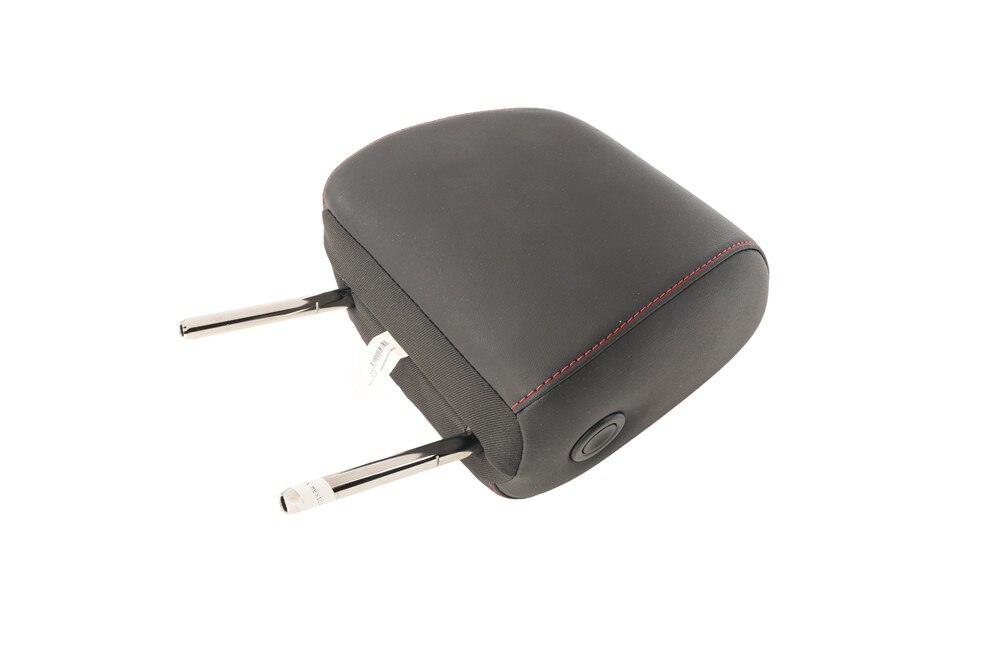 GM Genuine Parts Jet Black Front Seat Head Restraint with Red Torch Stitch