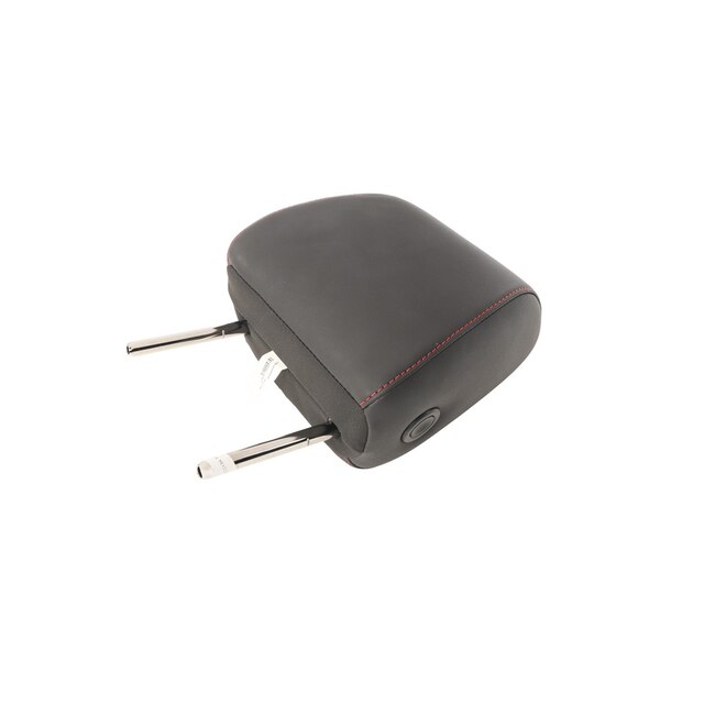 GM Genuine Parts Jet Black Front Seat Head Restraint with Red Torch Stitch