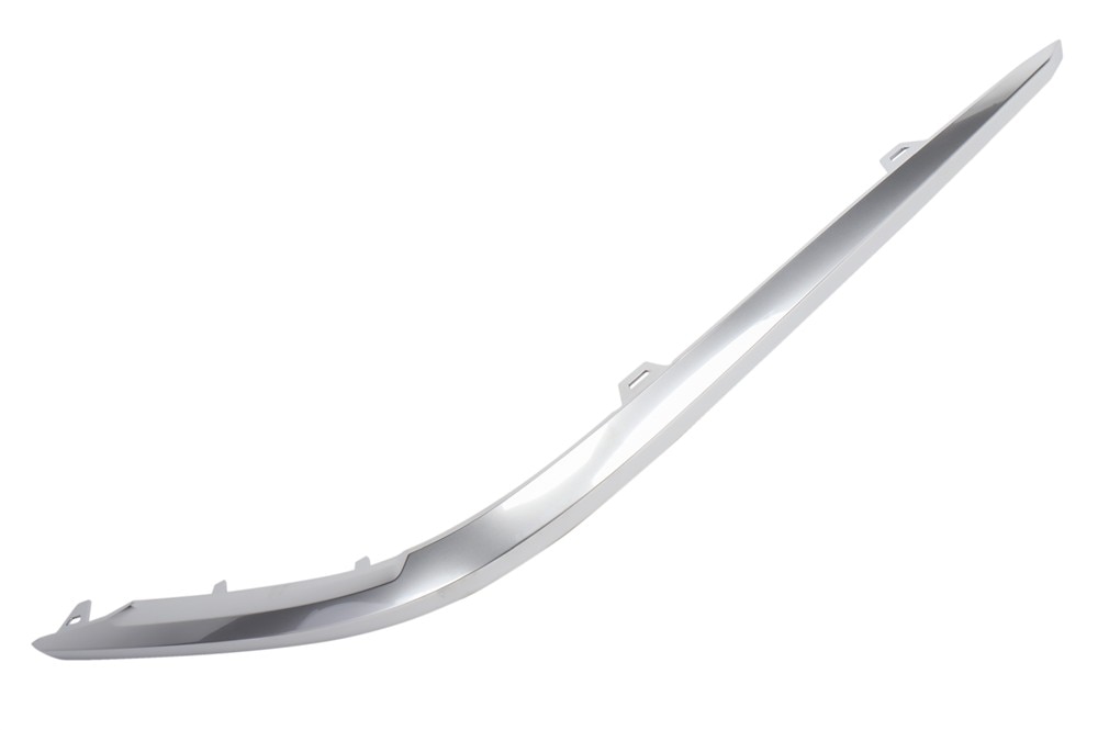 GM Genuine Parts Galvano Silver Rear Passenger Side Bumper Fascia Upper Molding