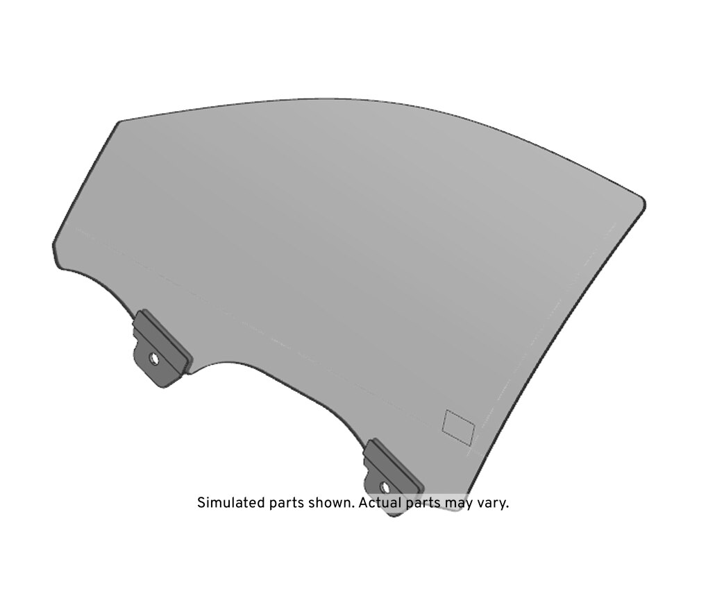 GM Genuine Parts Front Driver Side Door Window