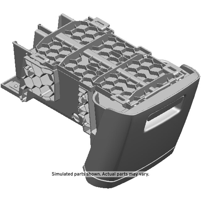 GM Genuine Parts Beige Front Floor Console Rear Compartment