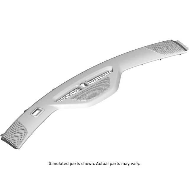 GM Genuine Parts Dark Galvanized Cool Instrument Panel Extension