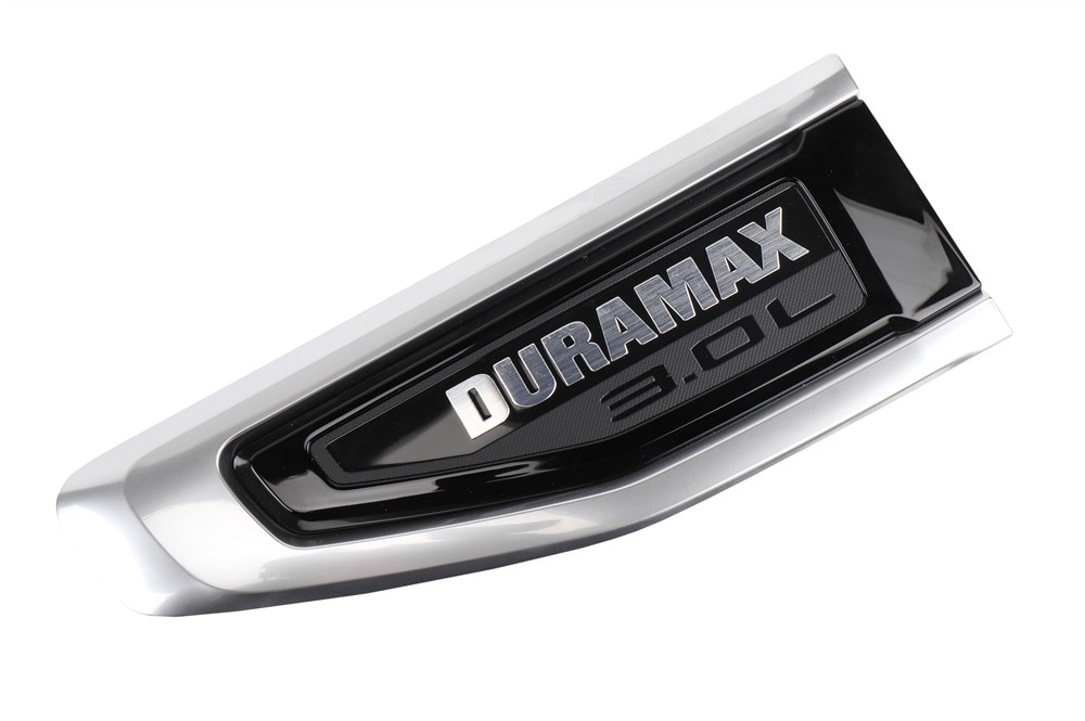 GM Genuine Parts Galvano Silver Front Driver Side Fender Ornamentation Vent