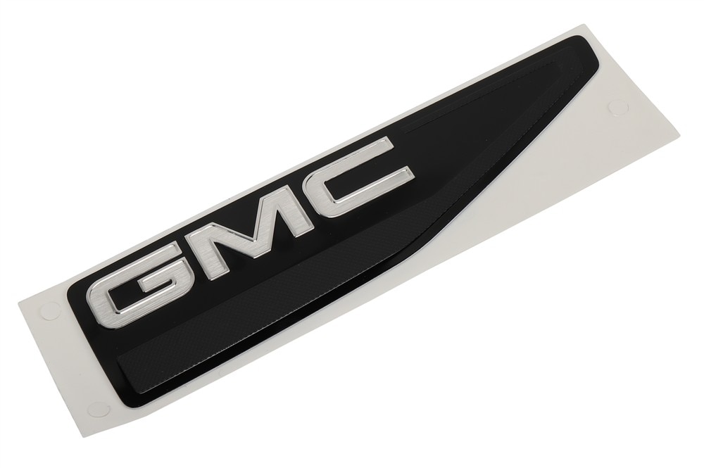 GM Genuine Parts Front Passenger Side Fender Marketing Name Plate