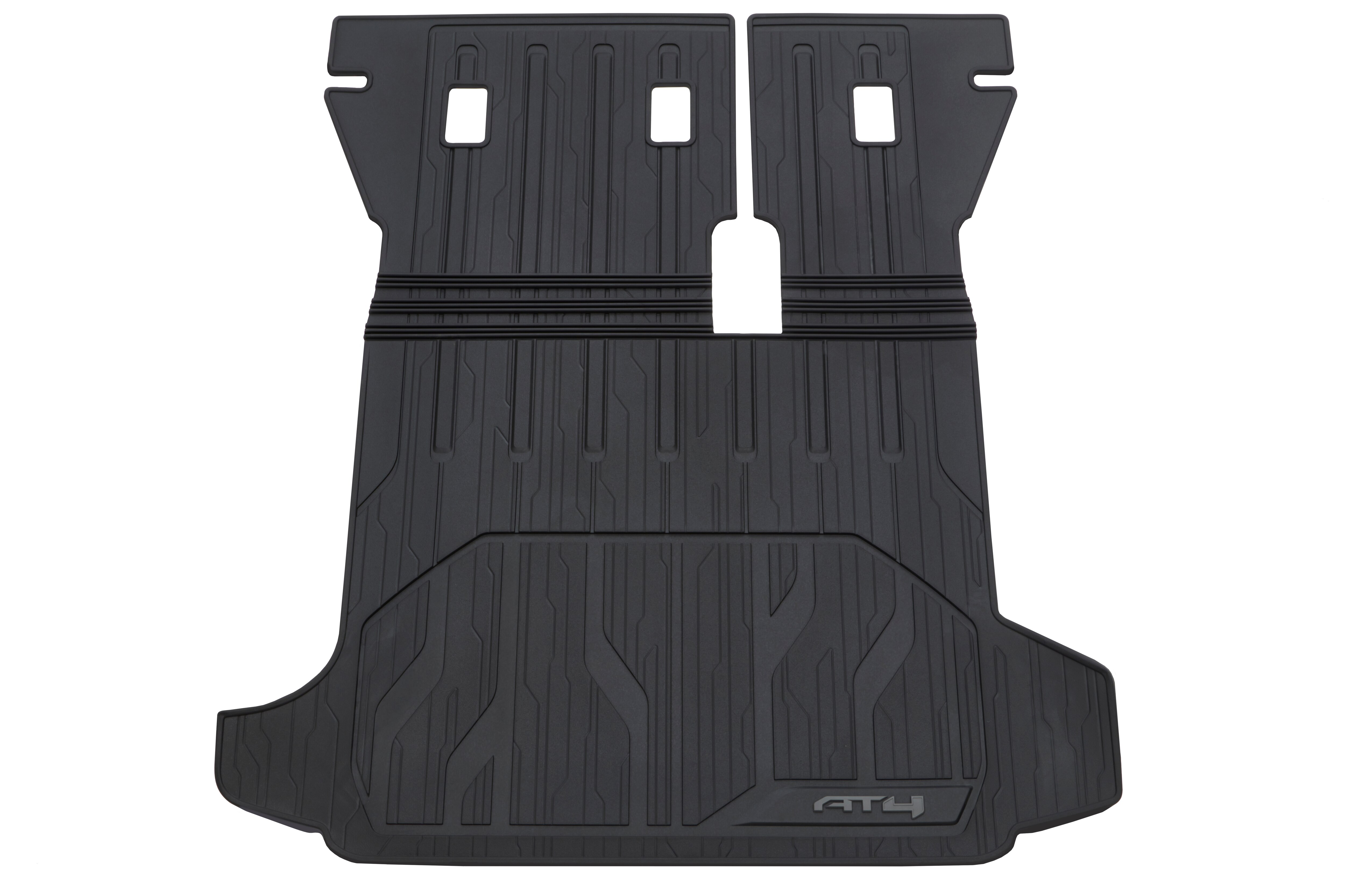 GMC Integrated Cargo Area Liner in Jet Black with AT4 Logo