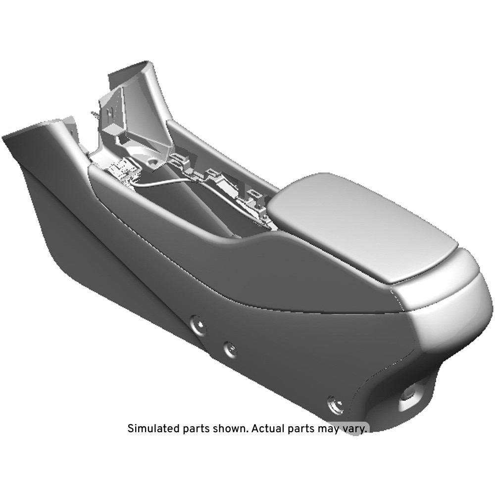 GM Genuine Parts Ash Gray Front Floor Console