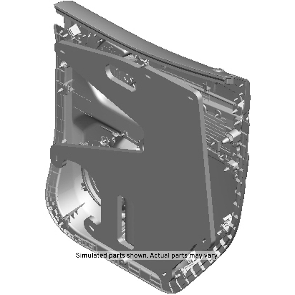 GM Genuine Parts Jet Black Rear Driver Side Door Trim