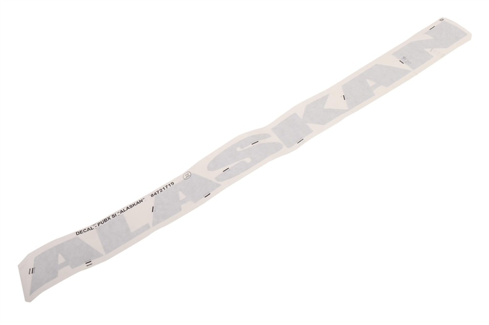 GM Genuine Parts Silver Pickup Box Side Decal
