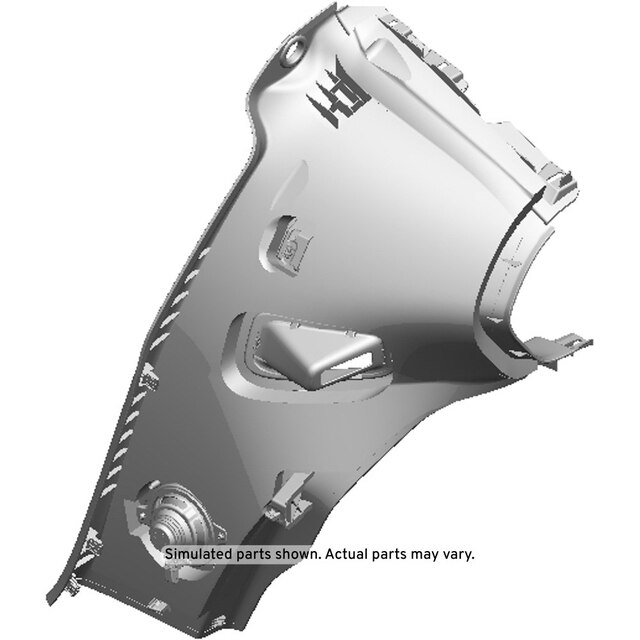 GM Genuine Parts Gray Driver Side Quarter Window Trim Panel