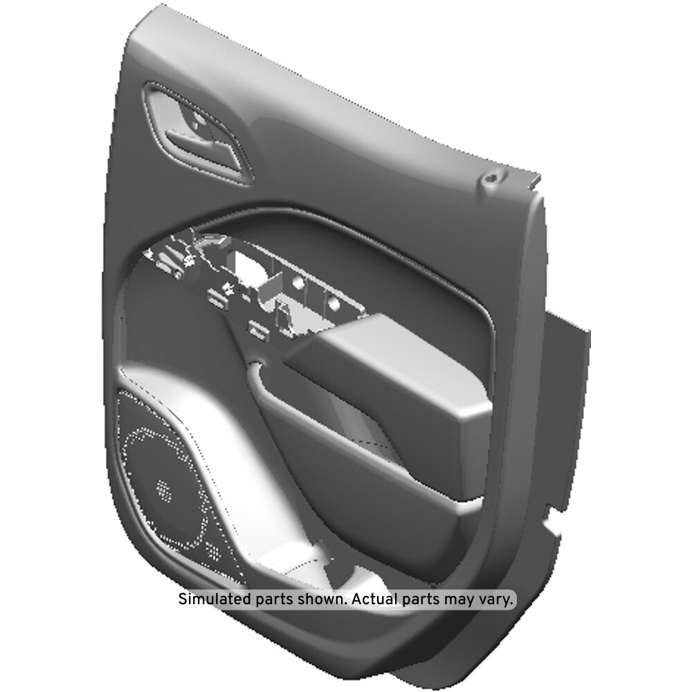 GM Genuine Parts Cocoa Rear Passenger Side Door Trim