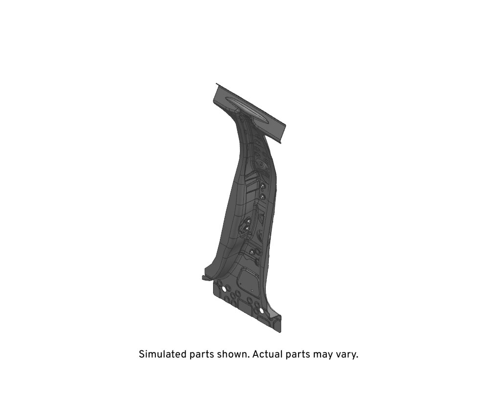 GM Genuine Parts Passenger Side B-Pillar Outer Panel Reinforcement