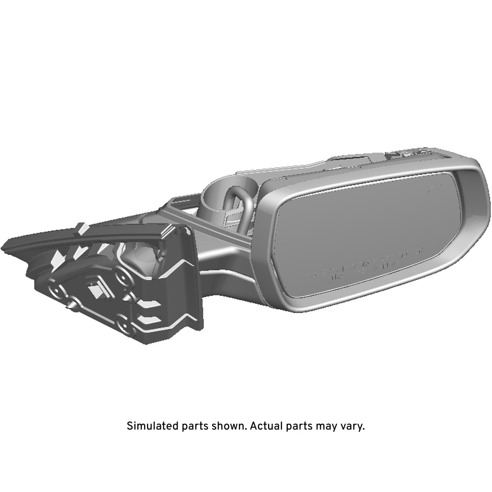 GM Genuine Parts Passenger Side Door Mirror