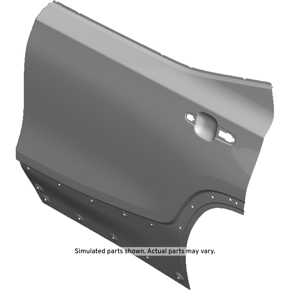 GM Genuine Parts Rear Driver Side Door Outer Panel