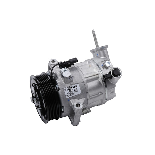 GM Genuine Parts Air Conditioning Compressor Kit with Stud, Valve, Plug, and Oil