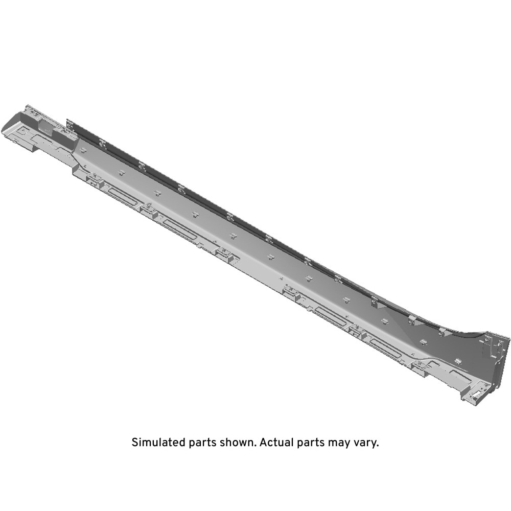 GM Genuine Parts Primed Passenger Side Rocker Panel Molding Kit