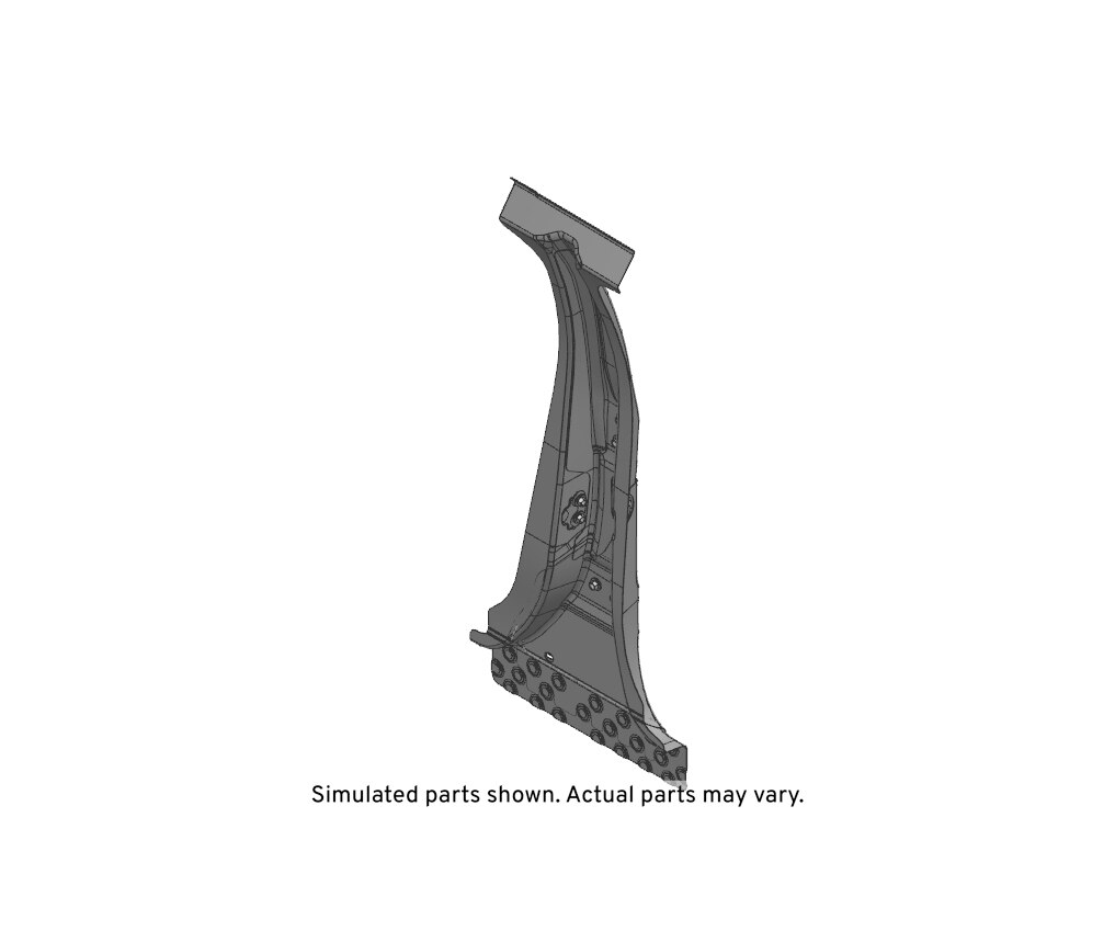 GM Genuine Parts Passenger Side Center Pillar Outer Panel Reinforcement