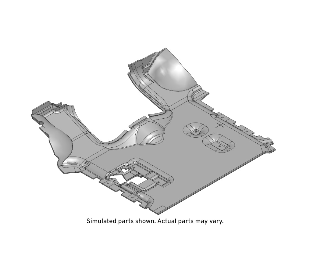 GM Genuine Parts Front Floor Panel Carpet