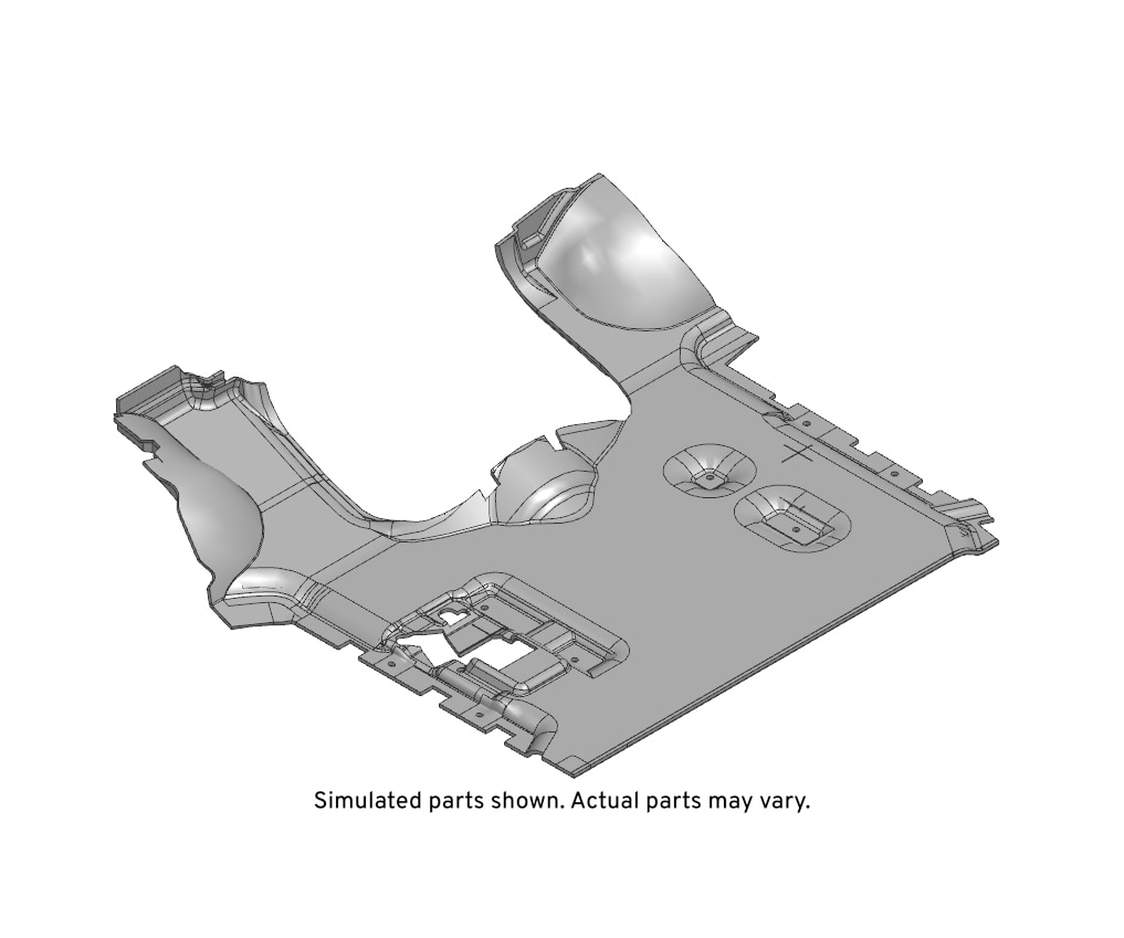 GM Genuine Parts Front Floor Panel Carpet