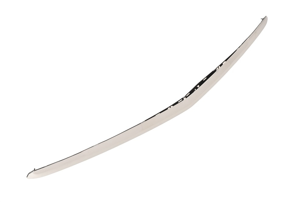 GM Genuine Parts Galvano Silver Hood Front Molding