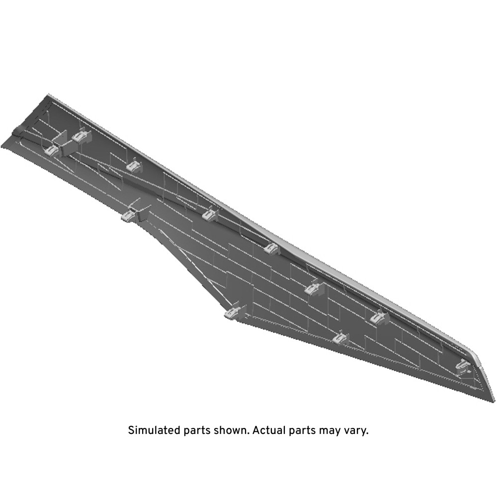 GM Genuine Parts Very Dark Atmosphere Front Passenger Side Floor Console Applique
