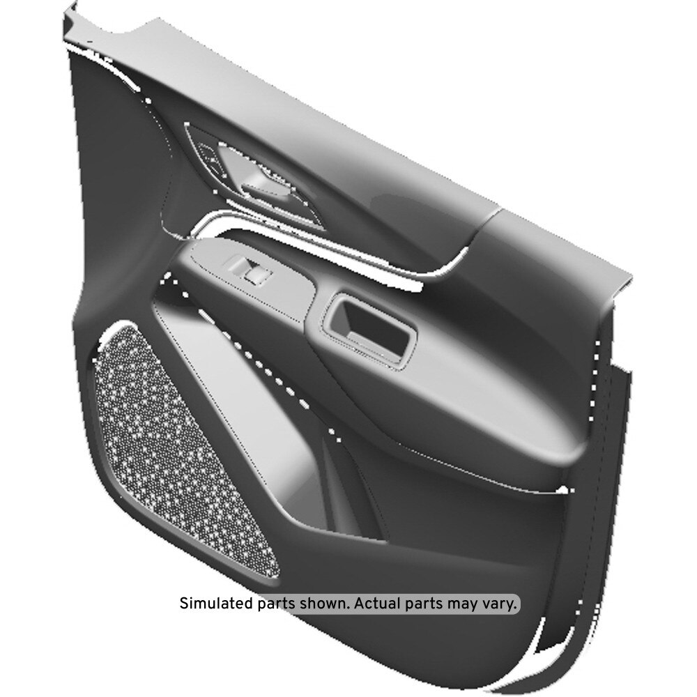 GM Genuine Parts Black Front Passenger Side Door Trim