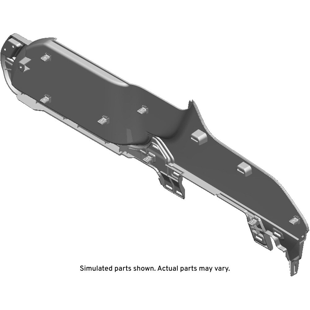 GM Genuine Parts Beige Passenger Side Front Floor Rear Console Side Trim Panel