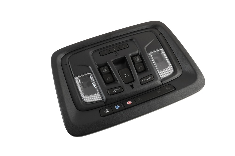 GM Genuine Parts Jet Black Roof Console