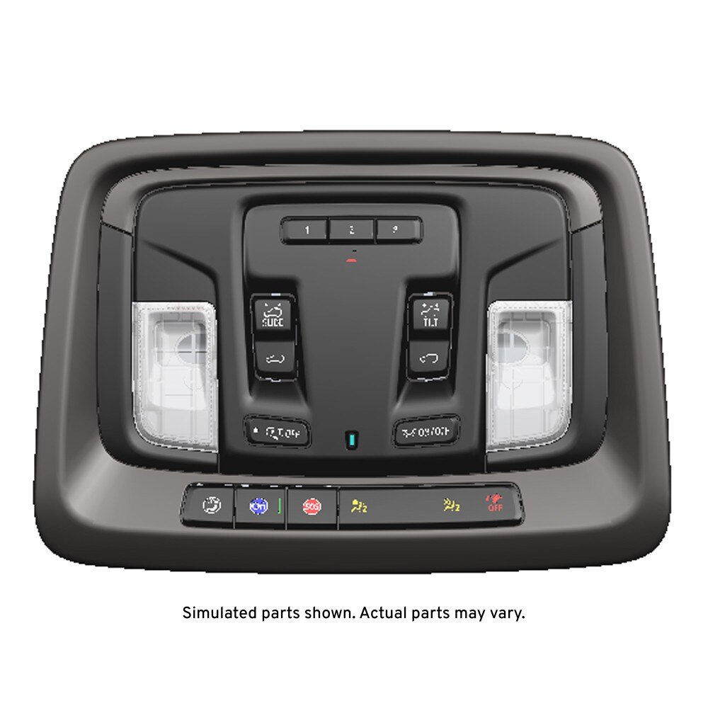GM Genuine Parts Jet Black Roof Console