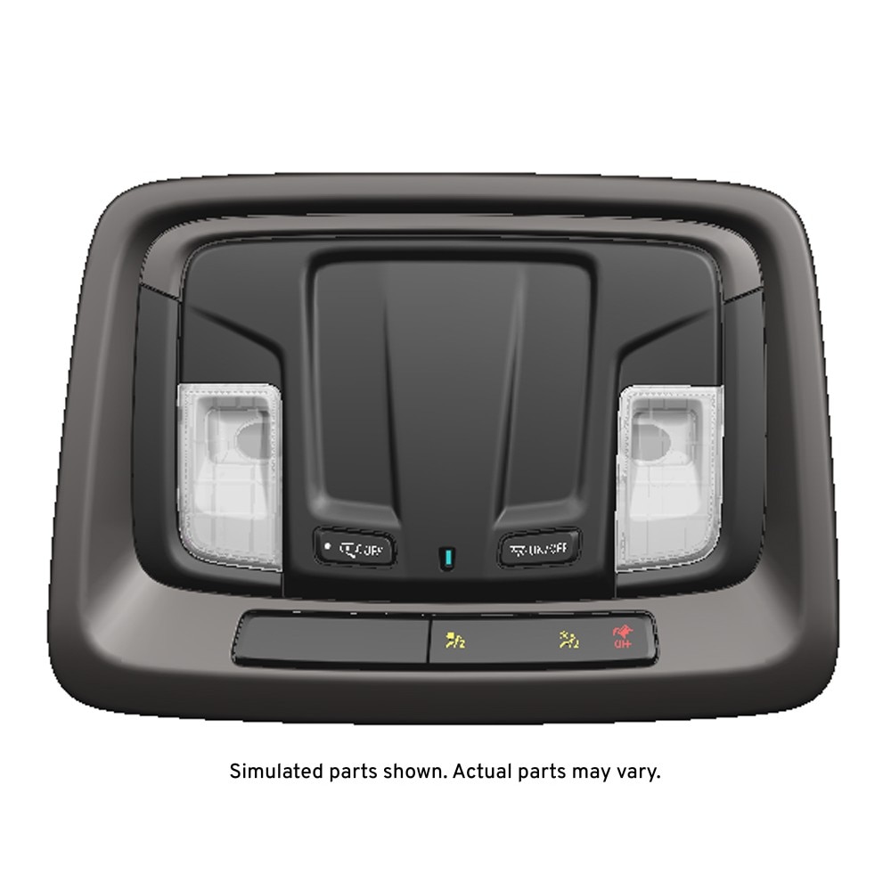 GM Genuine Parts Jet Black Roof Console