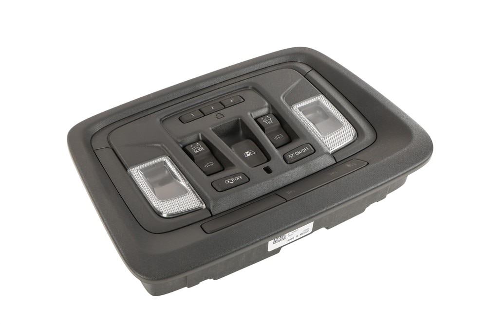 GM Genuine Parts Jet Black Roof Console