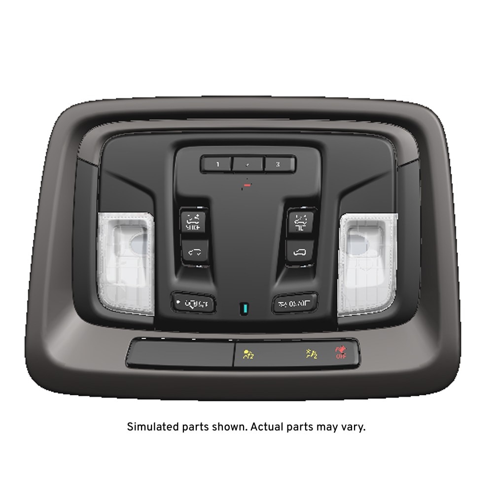 GM Genuine Parts Jet Black Roof Console