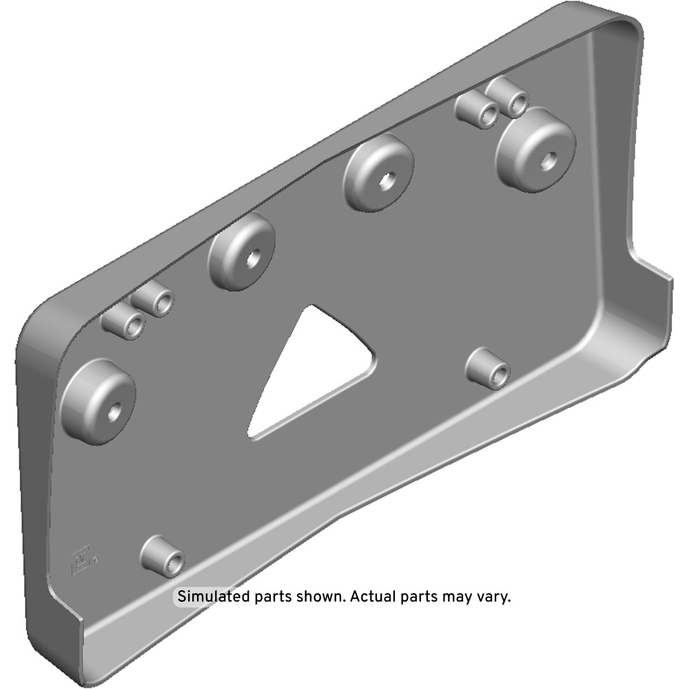 GM Genuine Parts Front License Plate Bracket