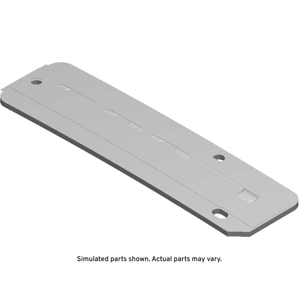 GM Genuine Parts Galvano Silver Passenger Side Liftgate Engine Name Plate