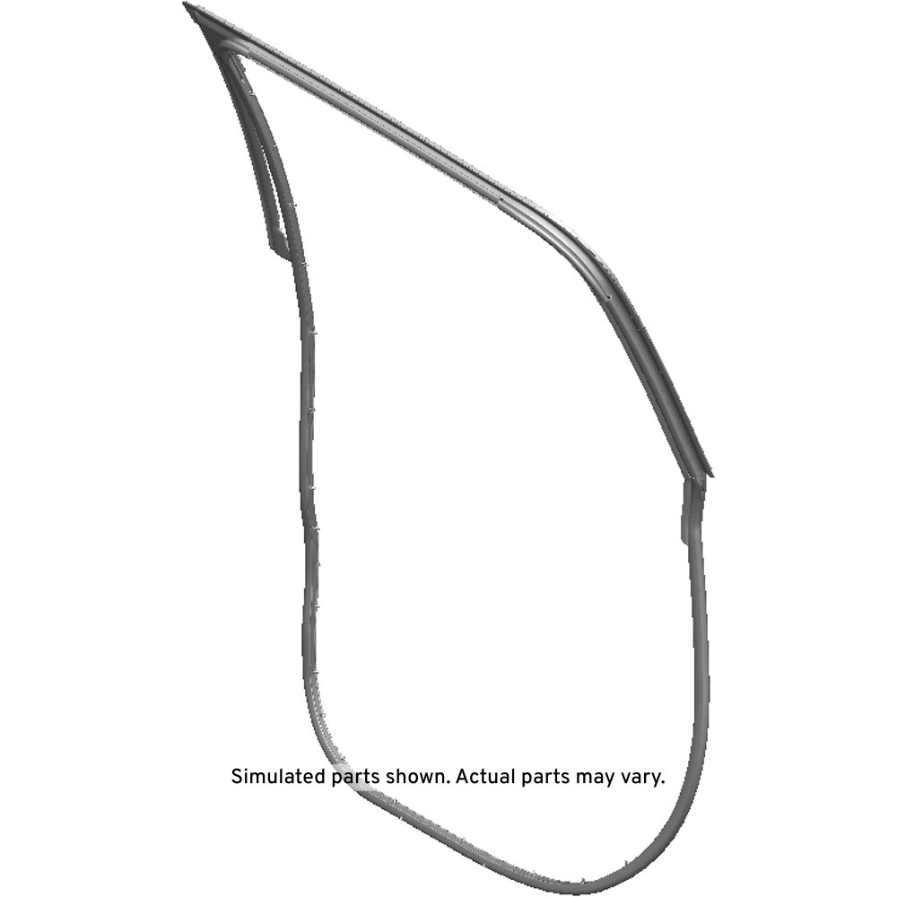 GM Genuine Parts Rear Passenger Side Door Weatherstrip