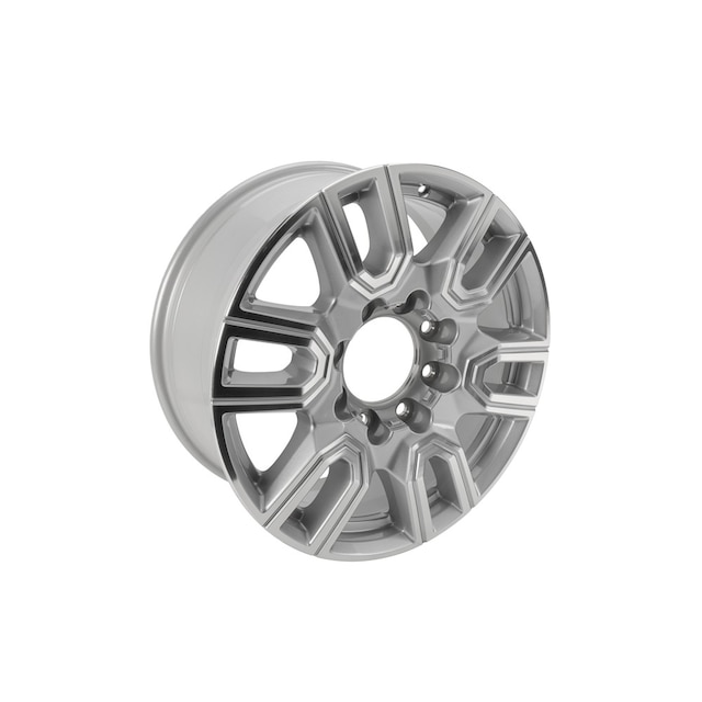 GM Genuine Parts Bright Silver 20x8.5in Aluminum Front and Rear Wheel