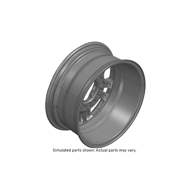 GM Genuine Parts 18x8.0in Aluminum Front and Rear Wheel
