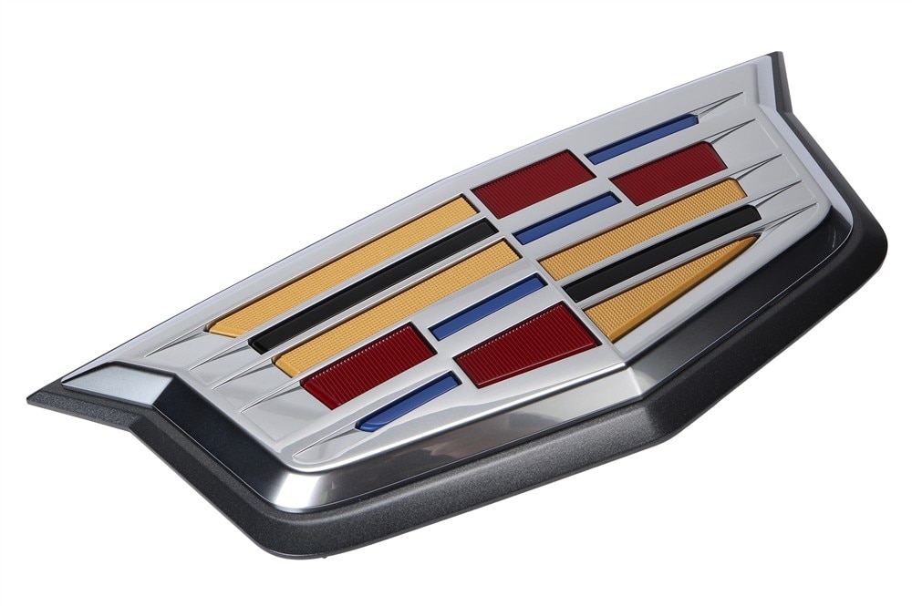 GM Genuine Parts Edge Gunmetal Front Grille Emblem