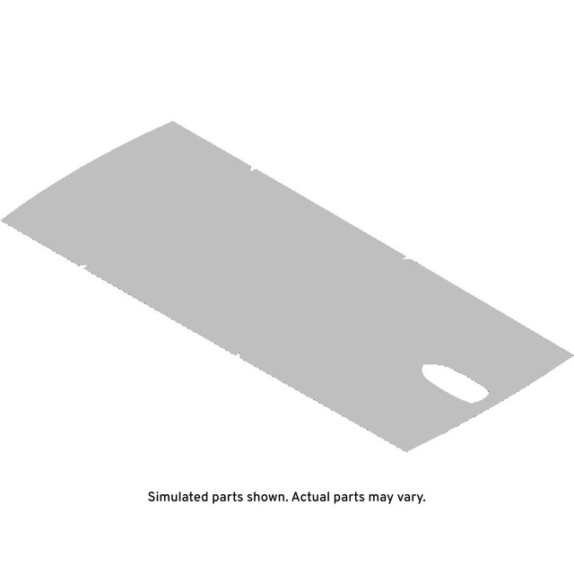 GM Genuine Parts Silver Roof Panel Decal